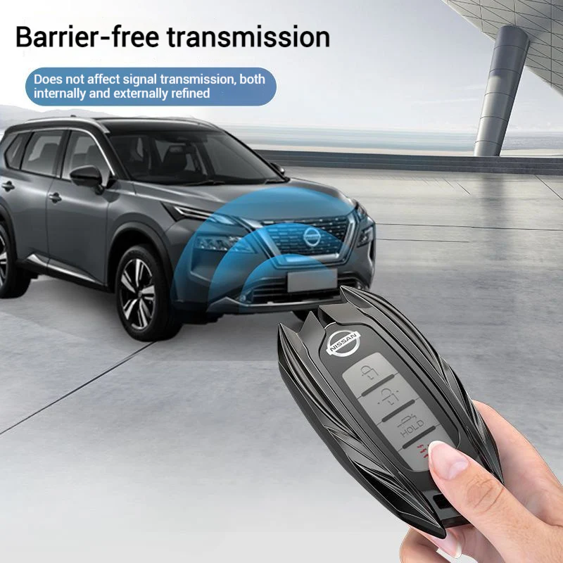 Nissan Mecha Style Zinc Alloy Car Key Fob Case Cover For Pathfinder, X-Trai, Teana, Qashqai, Tiida, Sylphy, Murano, Lannia - Image 5