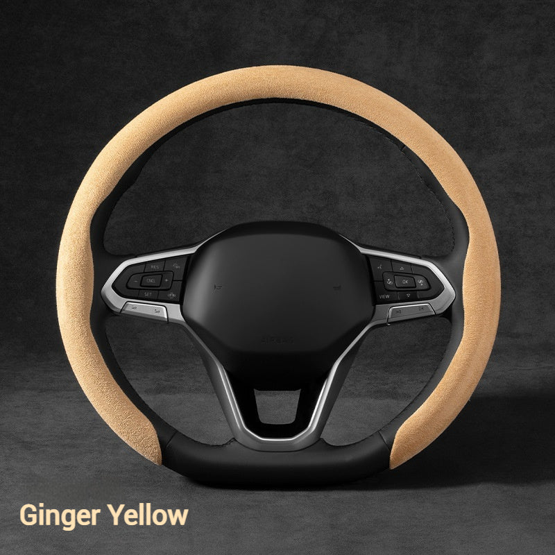 Nissan Suede Car Steering Wheel Covers For Teana (14th Gen), Sylphy Classic, X-Trail, Qashqai, Tiida, Sunny, Livina - Image 12