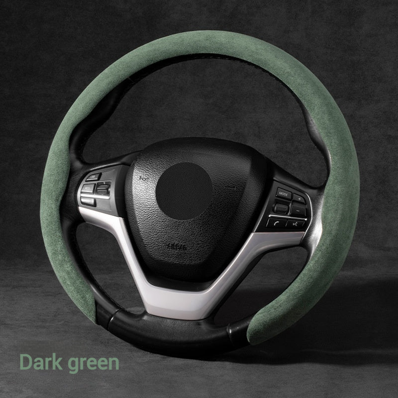 Nissan Suede Car Steering Wheel Covers For Teana (14th Gen), Sylphy Classic, X-Trail, Qashqai, Tiida, Sunny, Livina - Image 13