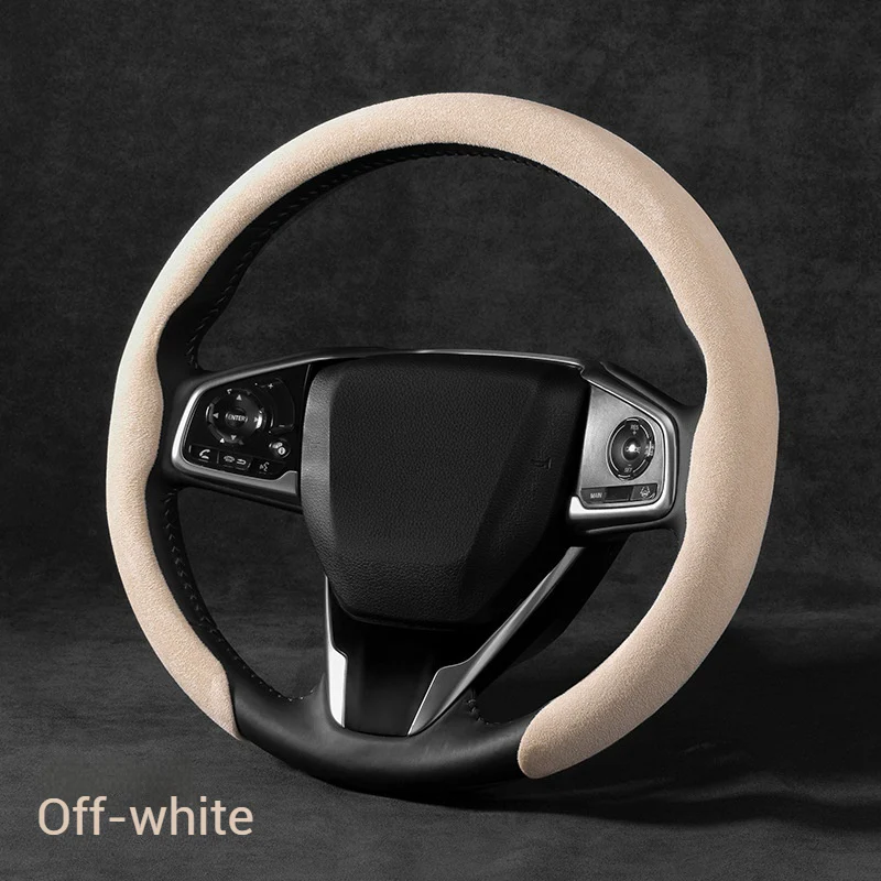 Nissan Suede Car Steering Wheel Covers For Teana (14th Gen), Sylphy Classic, X-Trail, Qashqai, Tiida, Sunny, Livina - Image 15
