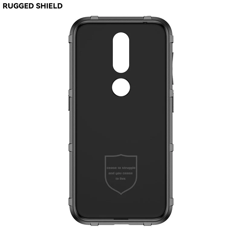 Nokia 4.2 - Shield Shockproof Rugged Heavy Duty Case With 2PC 9H Tempered Glass Screen Protector - Image 7