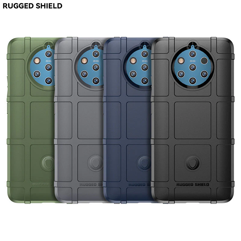 Nokia 9 PureView - Shield Shockproof Rugged Heavy Duty Case With 2PC 9H Tempered Glass Screen Protector - Image 4