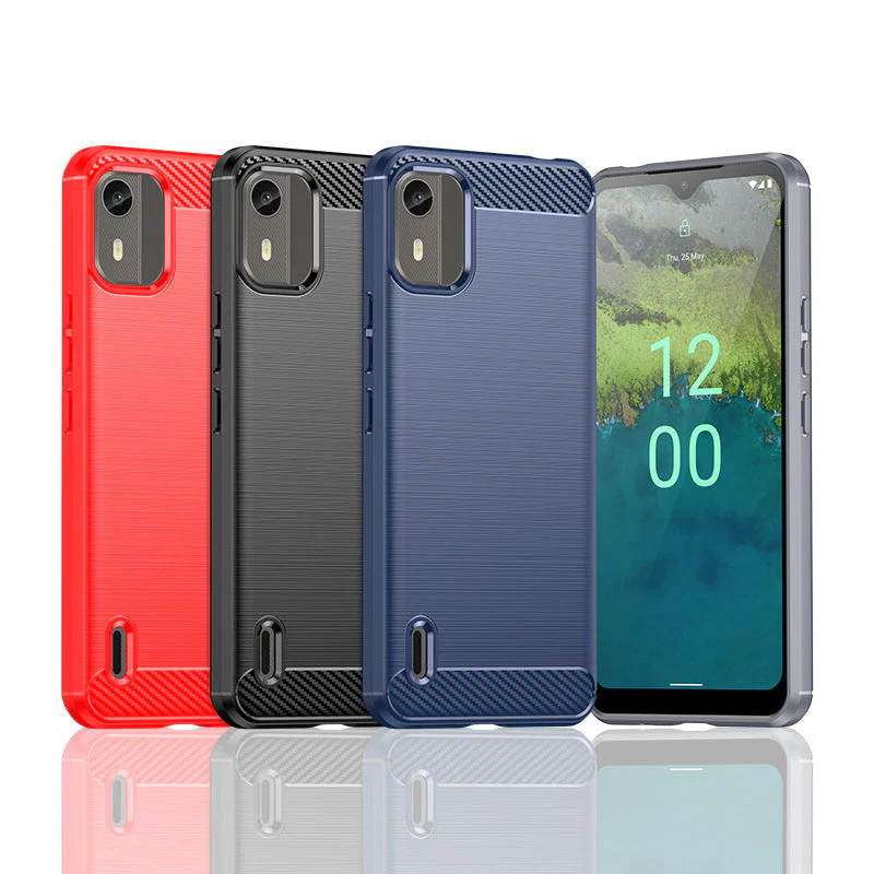 Nokia C12 Pro/C12/C12 Plus - Shield Shockproof Rugged Heavy Duty Case With 2PC 9H Tempered Glass Screen Protector - Image 2