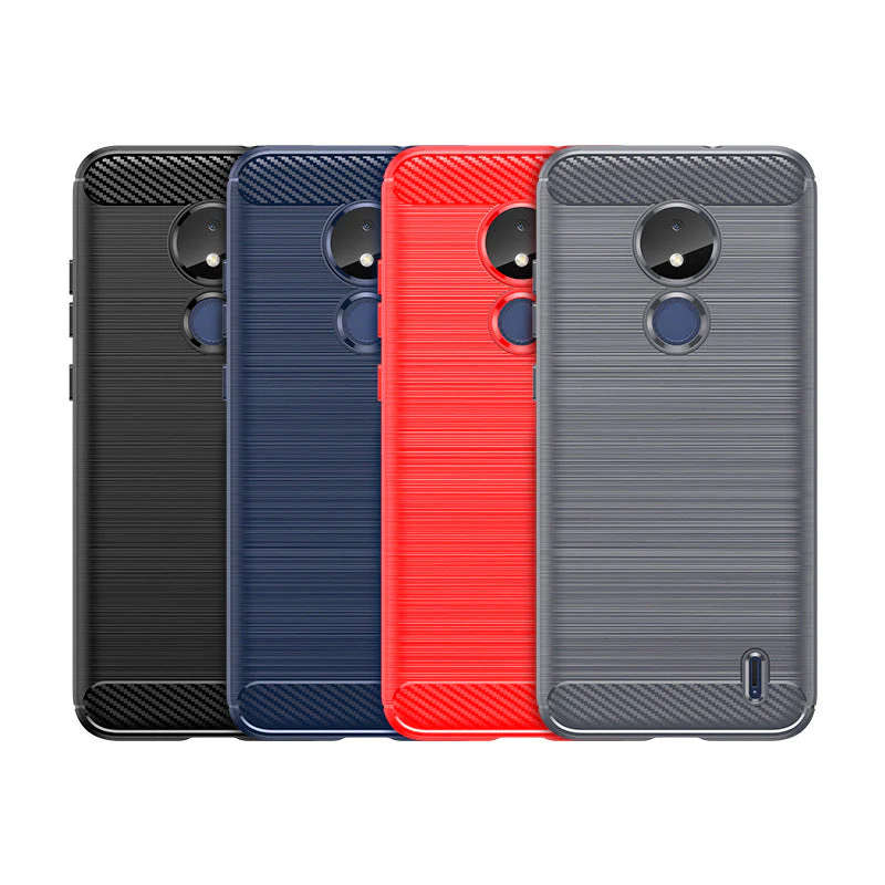 Nokia C21 - Shield Shockproof Rugged Heavy Duty Case With 2PC 9H Tempered Glass Screen Protector - Image 4