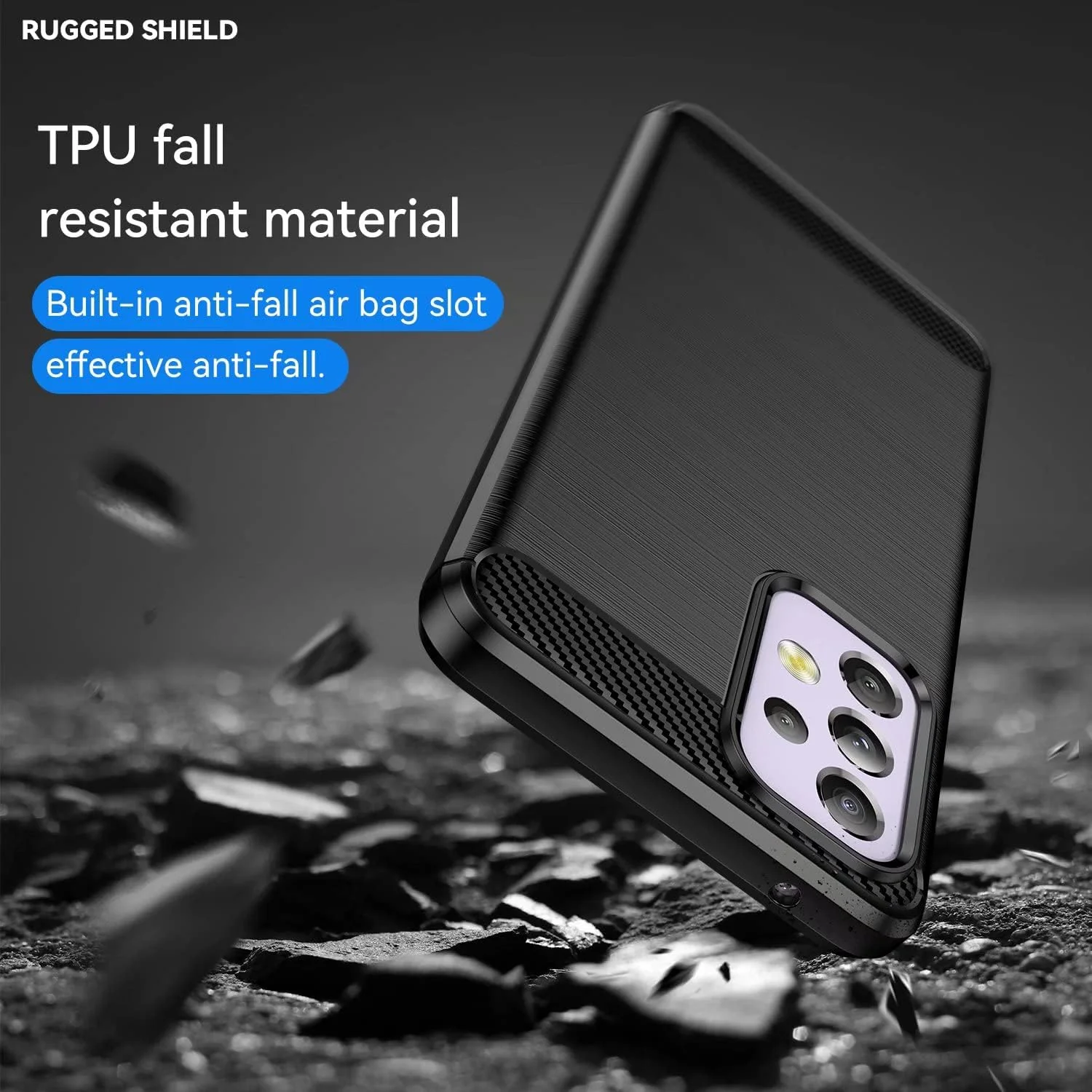 Nokia C210 - Shield Shockproof Rugged Heavy Duty Case With 2PC 9H Tempered Glass Screen Protector - Image 2