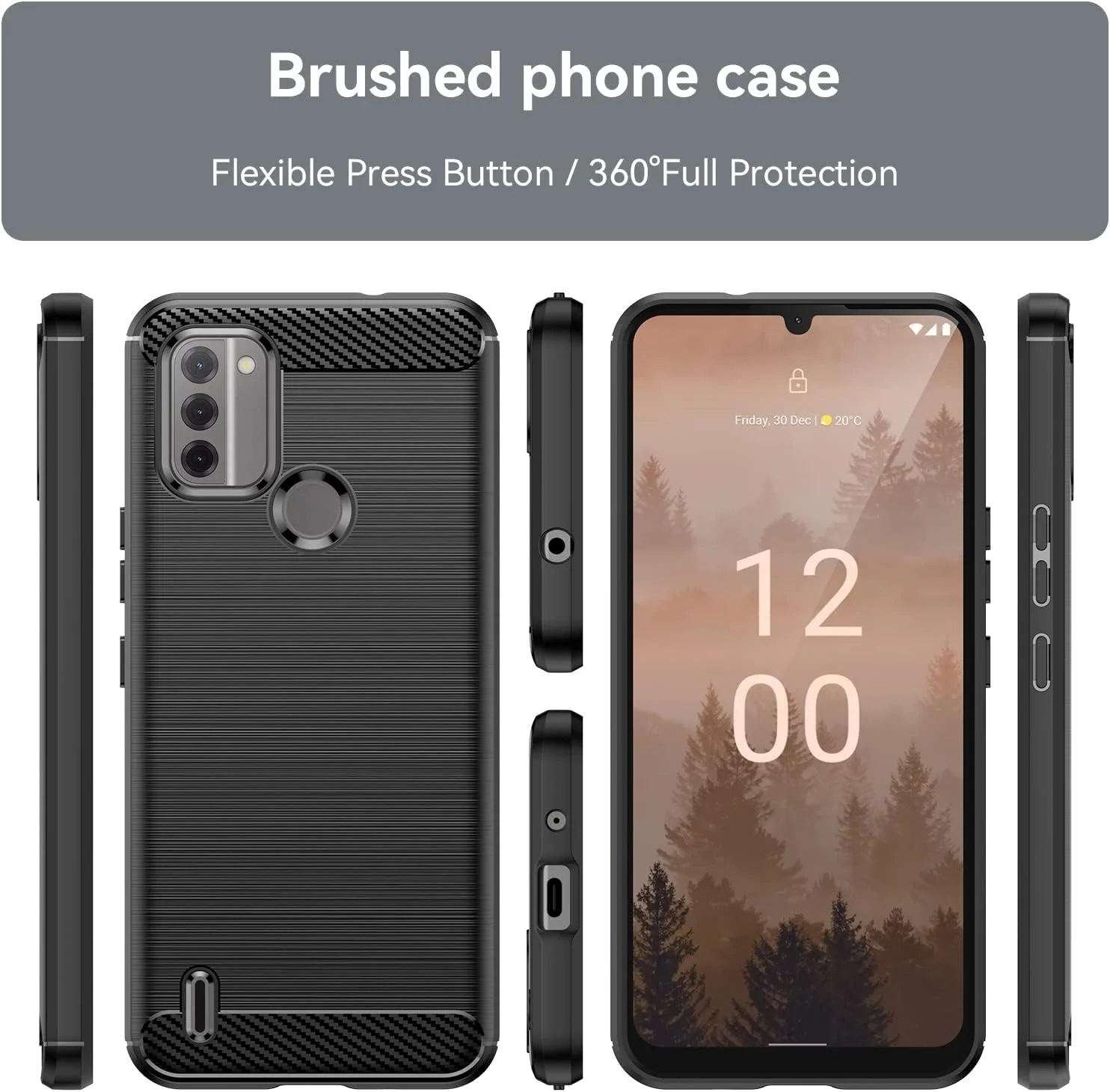 Nokia C31 - Shield Shockproof Rugged Heavy Duty Case - Image 6