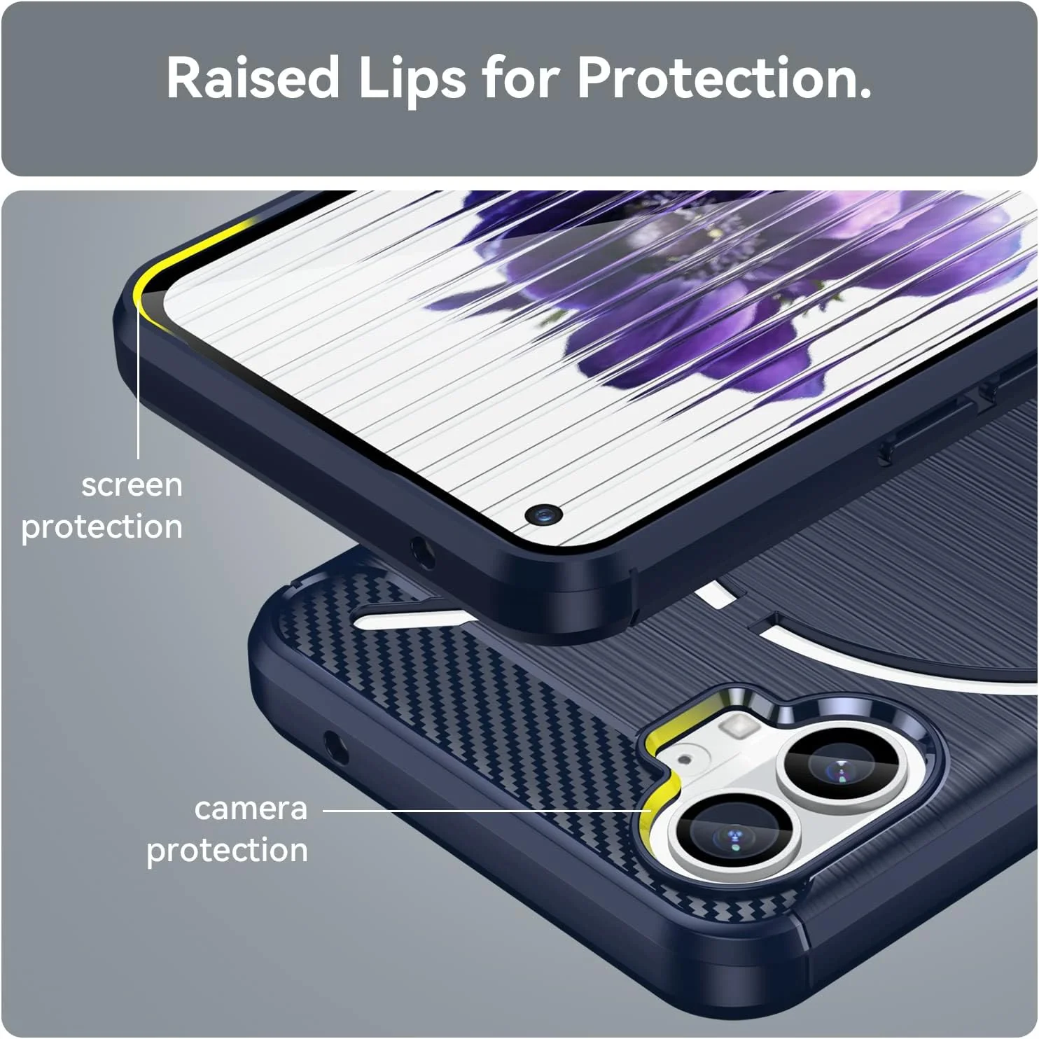 Nothing Phone 1 - Shield Shockproof Rugged Heavy Duty Case With 2PC Tempered Glass Screen Protector - Image 5