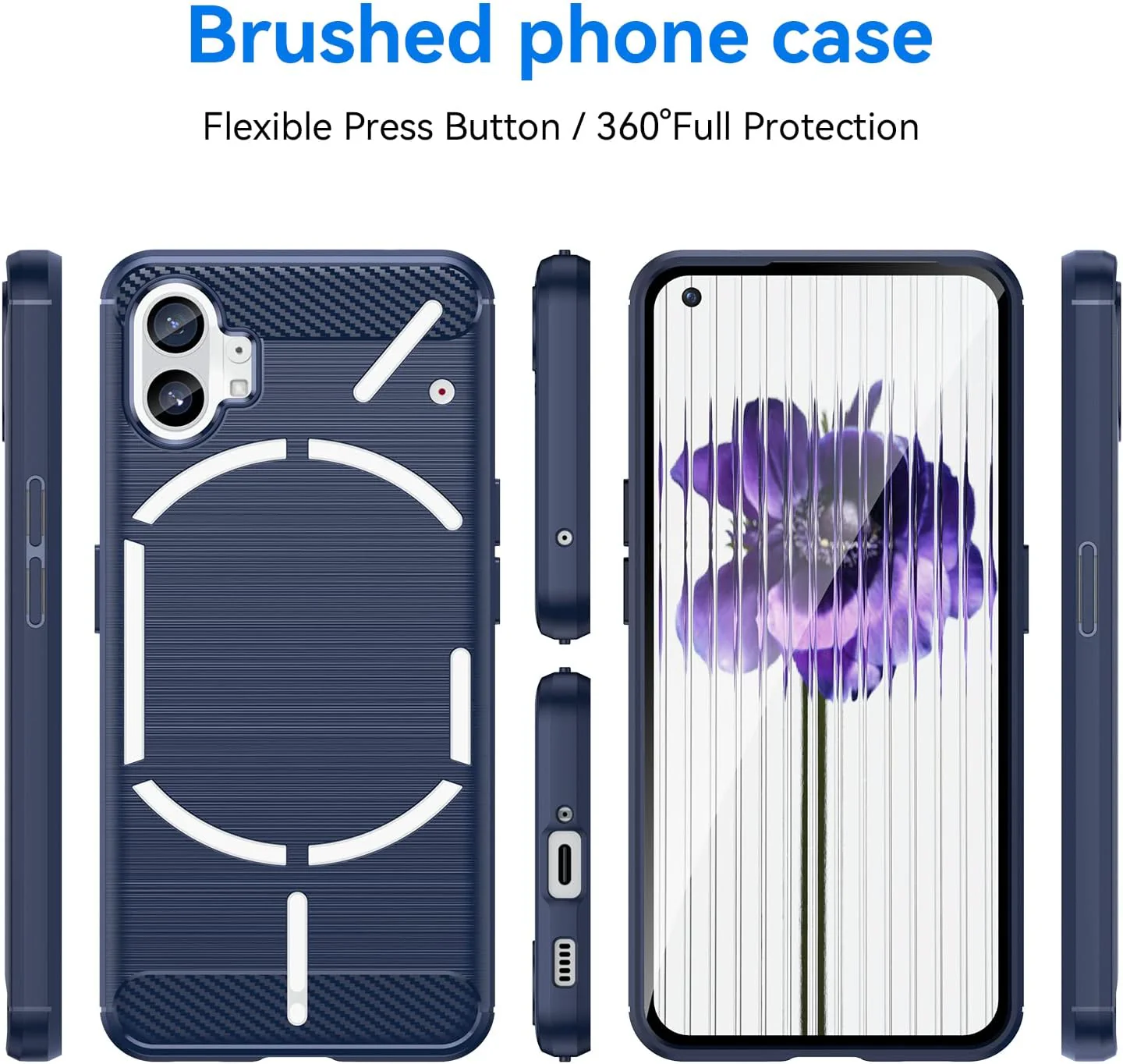 Nothing Phone 1 - Shield Shockproof Rugged Heavy Duty Case With 2PC Tempered Glass Screen Protector - Image 6