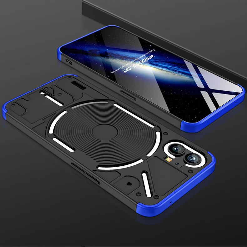 Nothing Phone 1 - Shockproof Matte PC Silky Slim Fit Scratch Case With 2PC Tempered Glass Screen Protector - Image 11