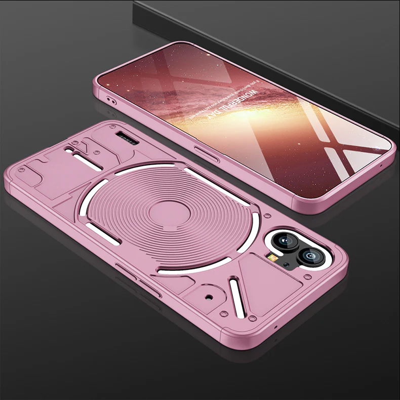 Nothing Phone 1 - Shockproof Matte PC Silky Slim Fit Scratch Case With 2PC Tempered Glass Screen Protector - Image 14