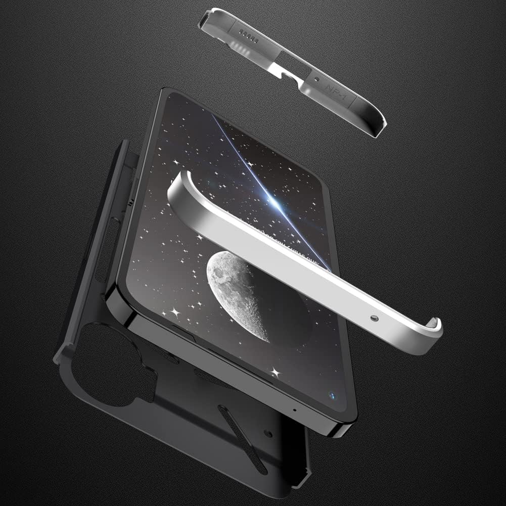 Nothing Phone 1 - Shockproof Matte PC Silky Slim Fit Scratch Case With 2PC Tempered Glass Screen Protector - Image 2