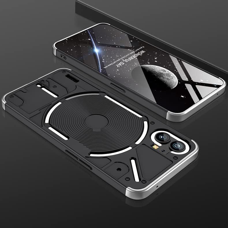 Nothing Phone 1 - Shockproof Matte PC Silky Slim Fit Scratch Case With 2PC Tempered Glass Screen Protector - Image 6