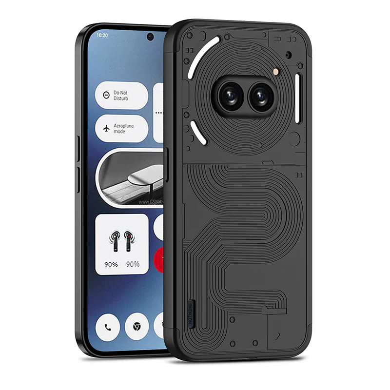 Nothing Phone (2a)/(2a) Plus - Shockproof Matte PC Silky Ultra Slim Fit Scratch With 2PC Tempered Glass Screen Protector