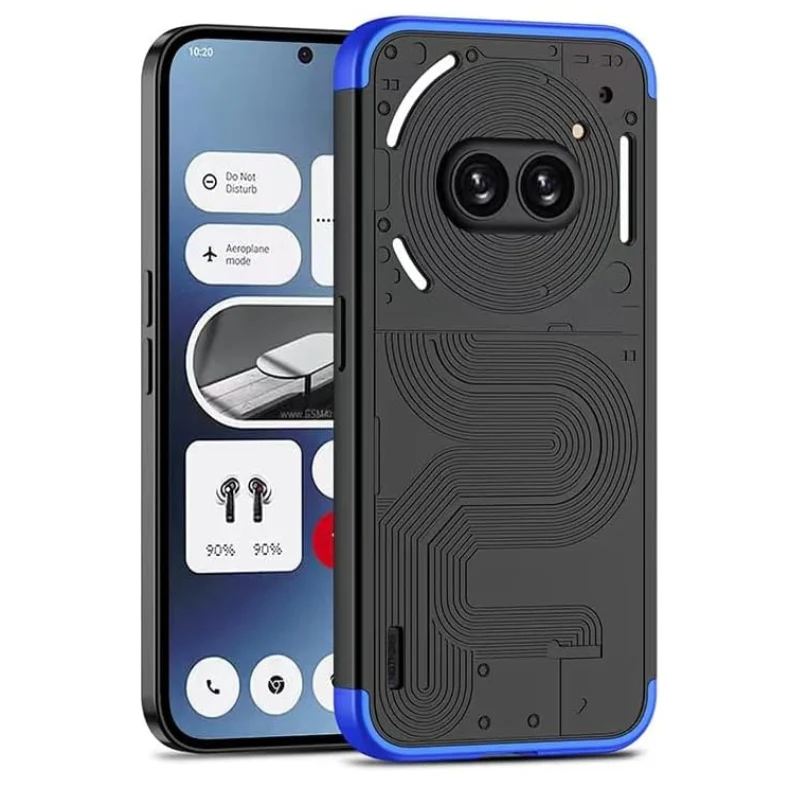 Nothing Phone (2a)/(2a) Plus - Shockproof Matte PC Silky Ultra Slim Fit Scratch With 2PC Tempered Glass Screen Protector - Image 12