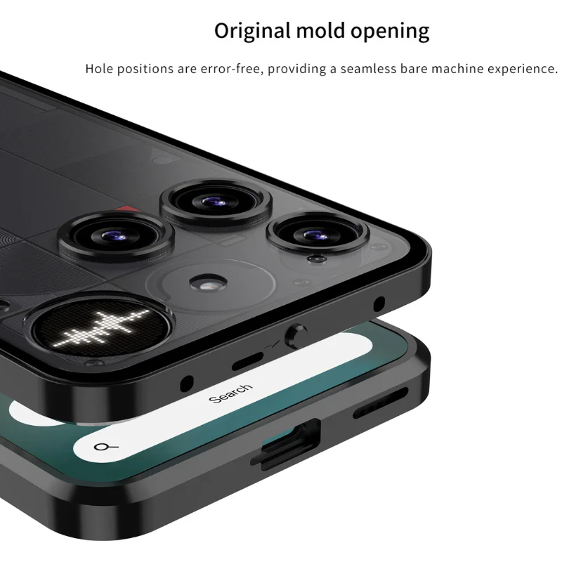 Nothing Phone (3)/(3a)/Pro Metal Frame Snap-On Acrylic Shockproof Phone Case - Image 8