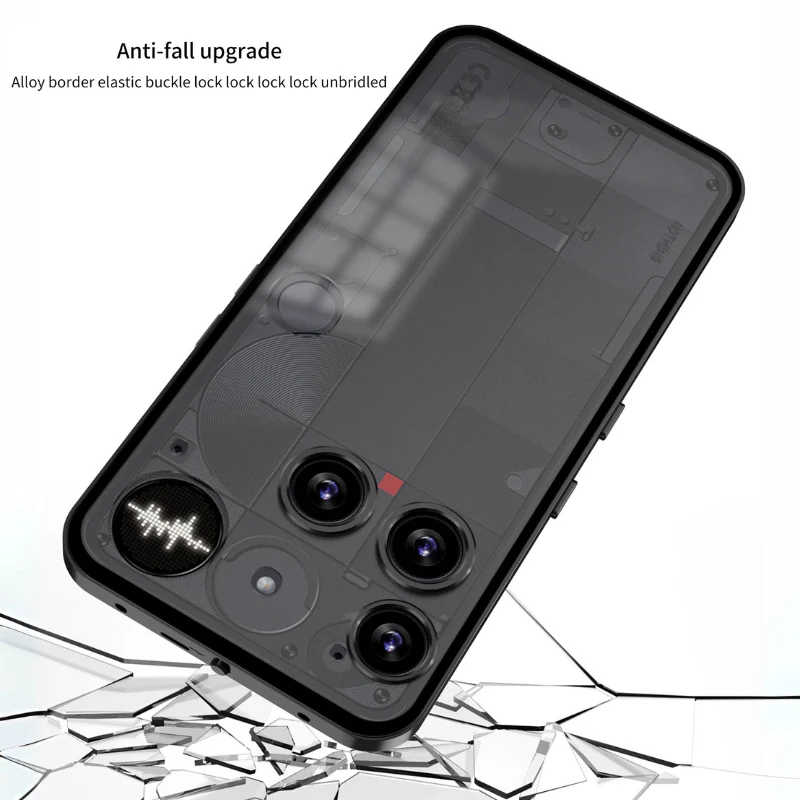 Nothing Phone (3)/(3a)/Pro Metal Frame Snap-On Acrylic Shockproof Phone Case - Image 9