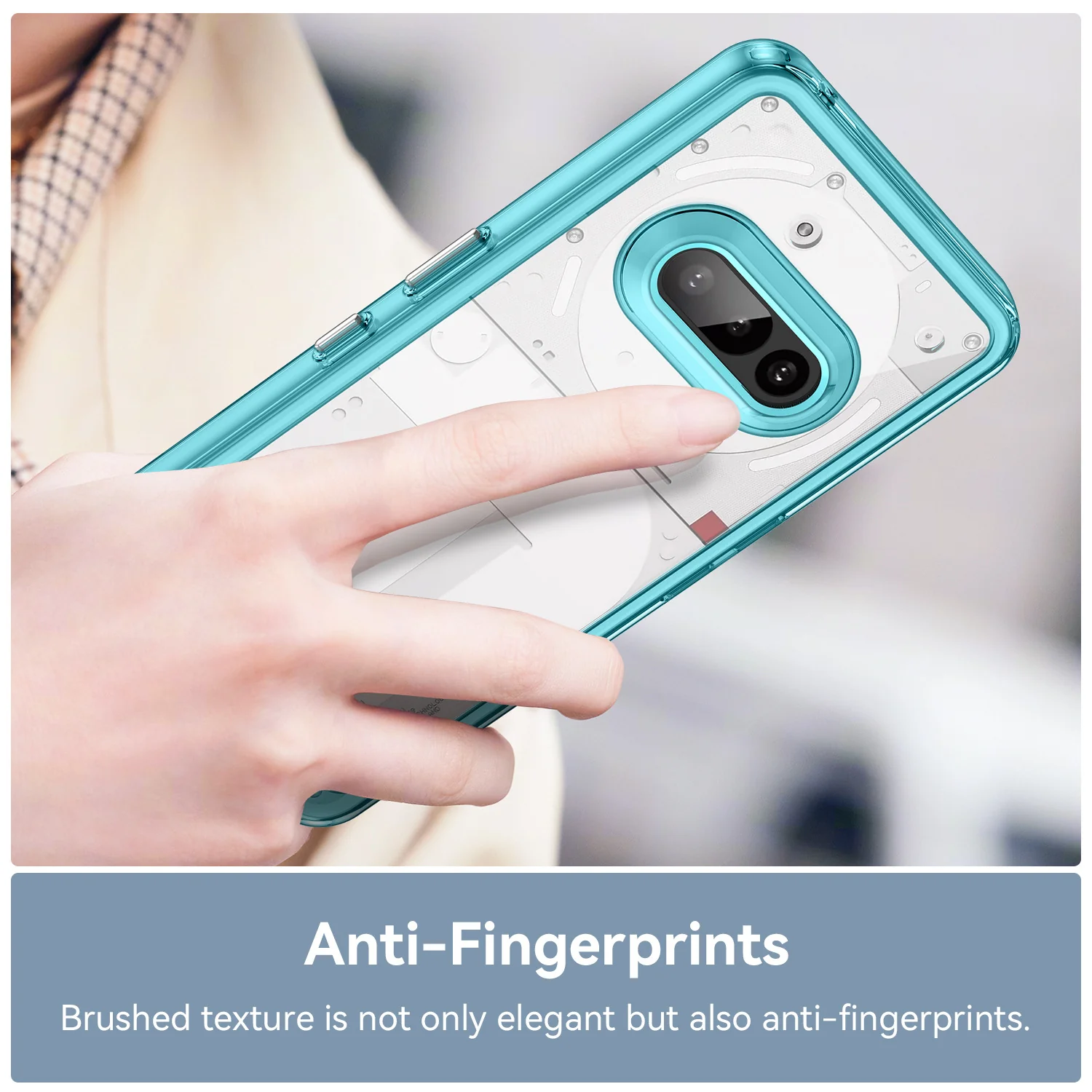 Nothing Phone (3a)/Pro Acrylic Transparent Full-Cover Shockproof Phone Case - Image 11