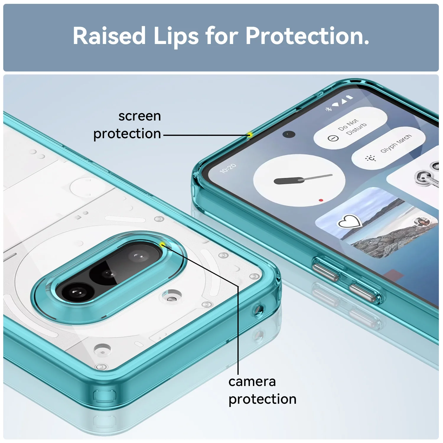Nothing Phone (3a)/Pro Acrylic Transparent Full-Cover Shockproof Phone Case - Image 14