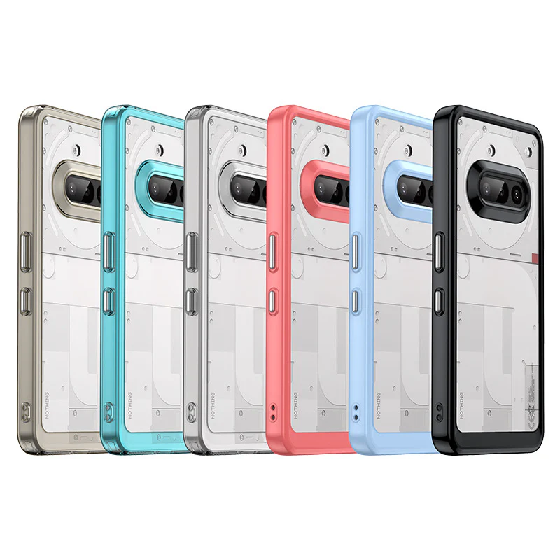 Nothing Phone (3a)/Pro Acrylic Transparent Full-Cover Shockproof Phone Case - Image 2