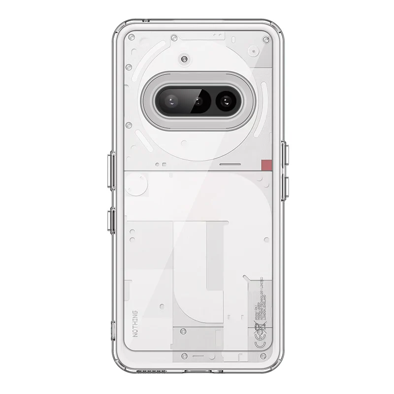 Nothing Phone (3a)/Pro Acrylic Transparent Full-Cover Shockproof Phone Case - Image 4