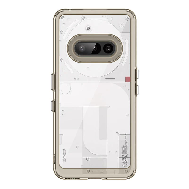 Nothing Phone (3a)/Pro Acrylic Transparent Full-Cover Shockproof Phone Case - Image 5
