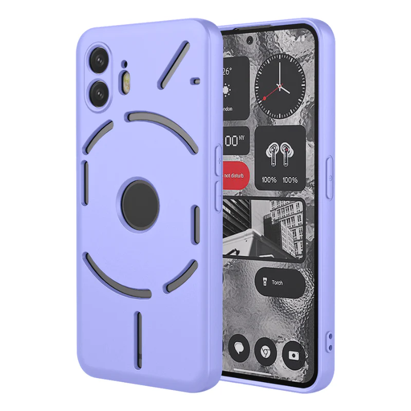 Nothing Phone (3a)/Pro Colorful Liquid Silicone Full-Coverage Phone Case