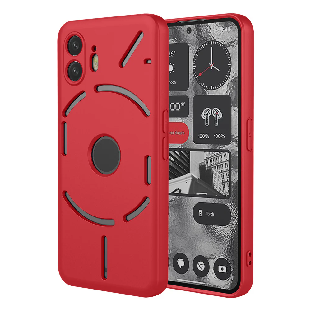 Nothing Phone (3a)/Pro Colorful Liquid Silicone Full-Coverage Phone Case - Image 2