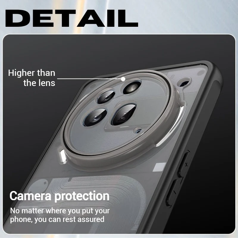 Nothing Phone (3a)/Pro Matte Semi-Transparent Full-Cover Shockproof Case - Image 5