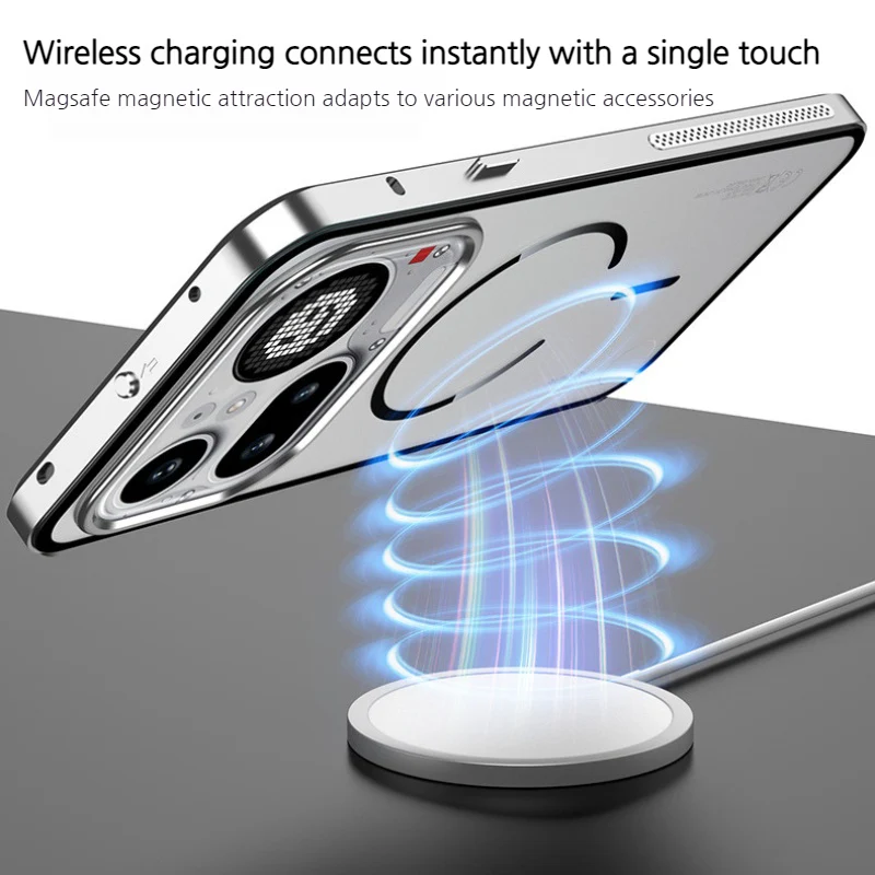 Nothing Phone (4a)/Pro Metal Frame Snap-On Acrylic Shockproof Phone Case - Image 10