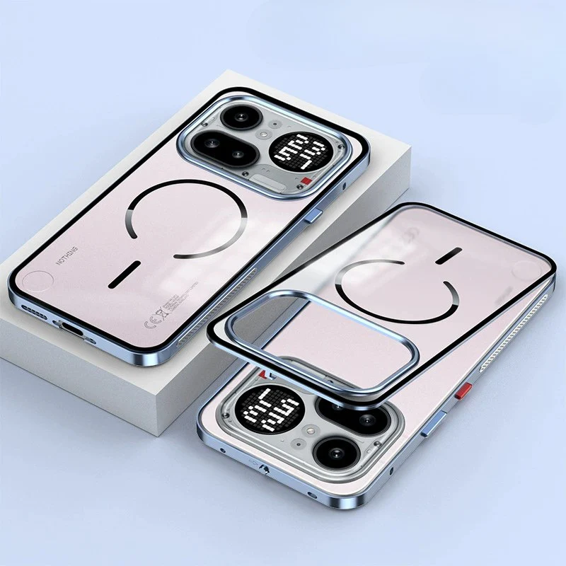 Nothing Phone (4a)/Pro Metal Frame Snap-On Acrylic Shockproof Phone Case - Image 4