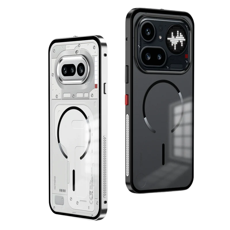 Nothing Phone (4a)/Pro Metal Frame Snap-On Acrylic Shockproof Phone Case - Image 5