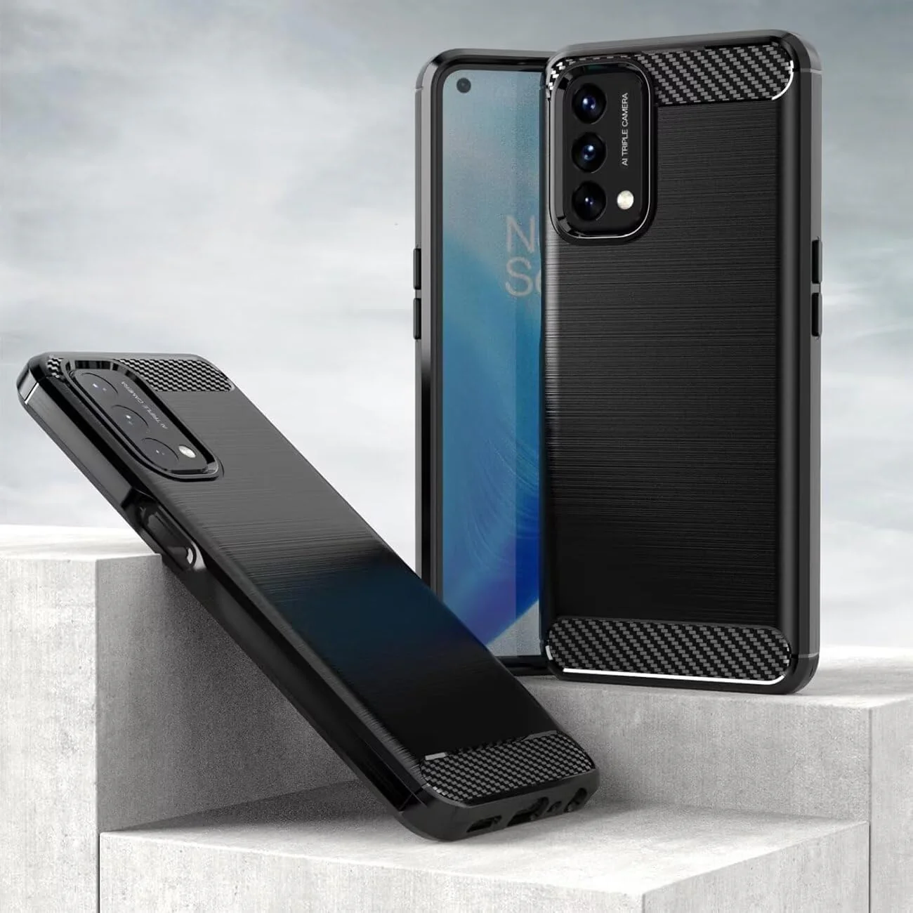 OnePlus 1+Nord N200 5G - Shield Shockproof Rugged Heavy Duty Case With 2PC 9H Glass Screen Protector - Image 3