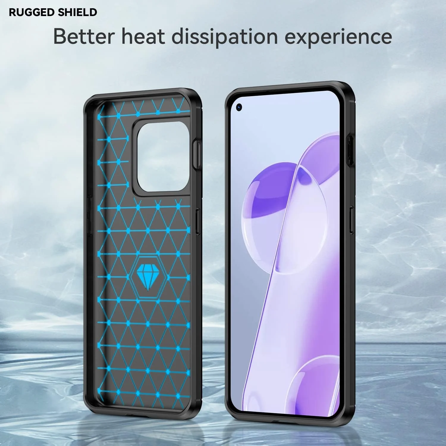 OnePlus 10 Pro - Shield Shockproof Rugged Heavy Duty Case With 2PC 9H Glass Screen Protector - Image 6
