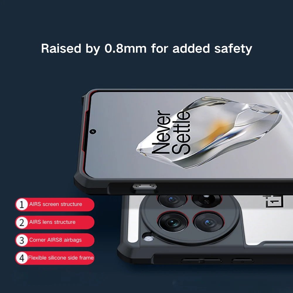 OnePlus 12 (PJD110, CPH2573, CPH2581, CPH2583) - Silicone Material Airbag Shockproof Protective Case - Image 3