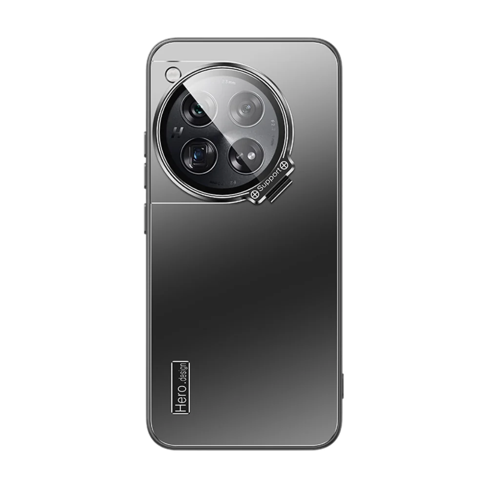 OnePlus 12R - Full Coverage Lens Stand Shockproof Protective Case - Image 2