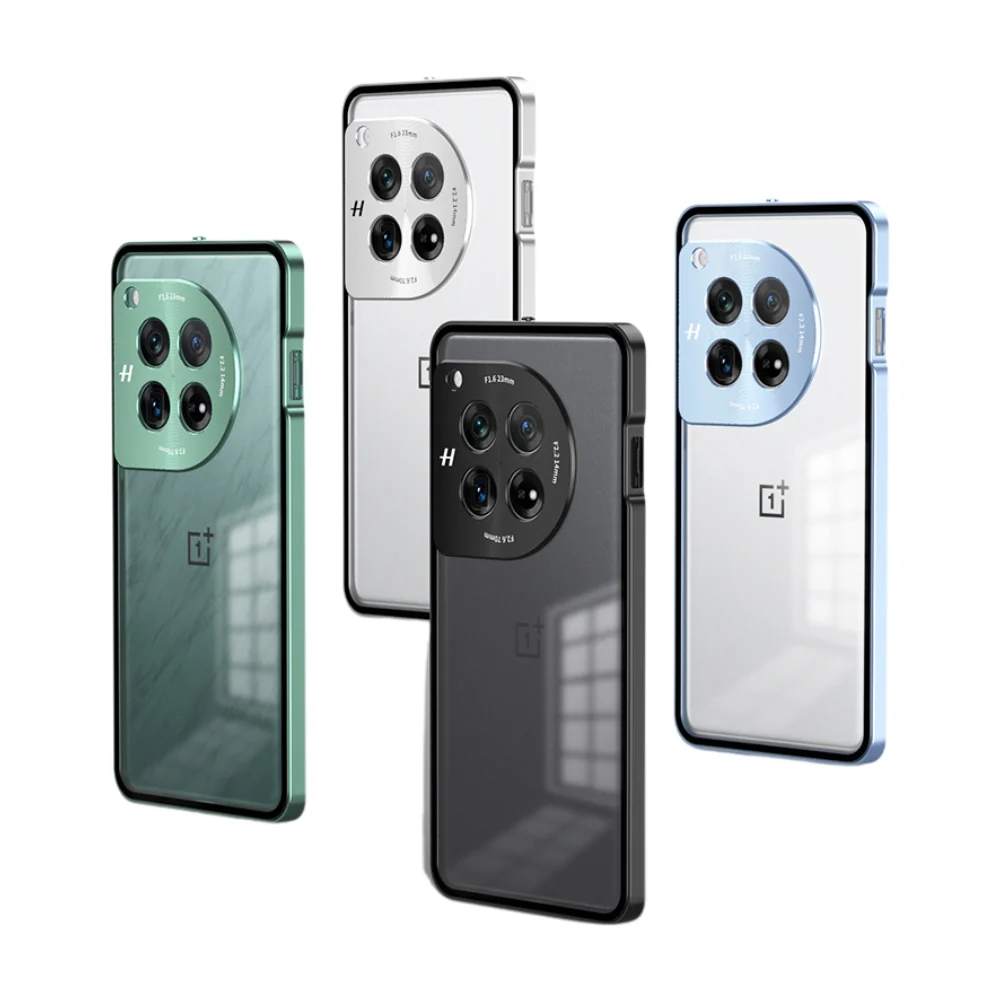 OnePlus 13 - Metal Frame Shockproof Frosted Phone Case