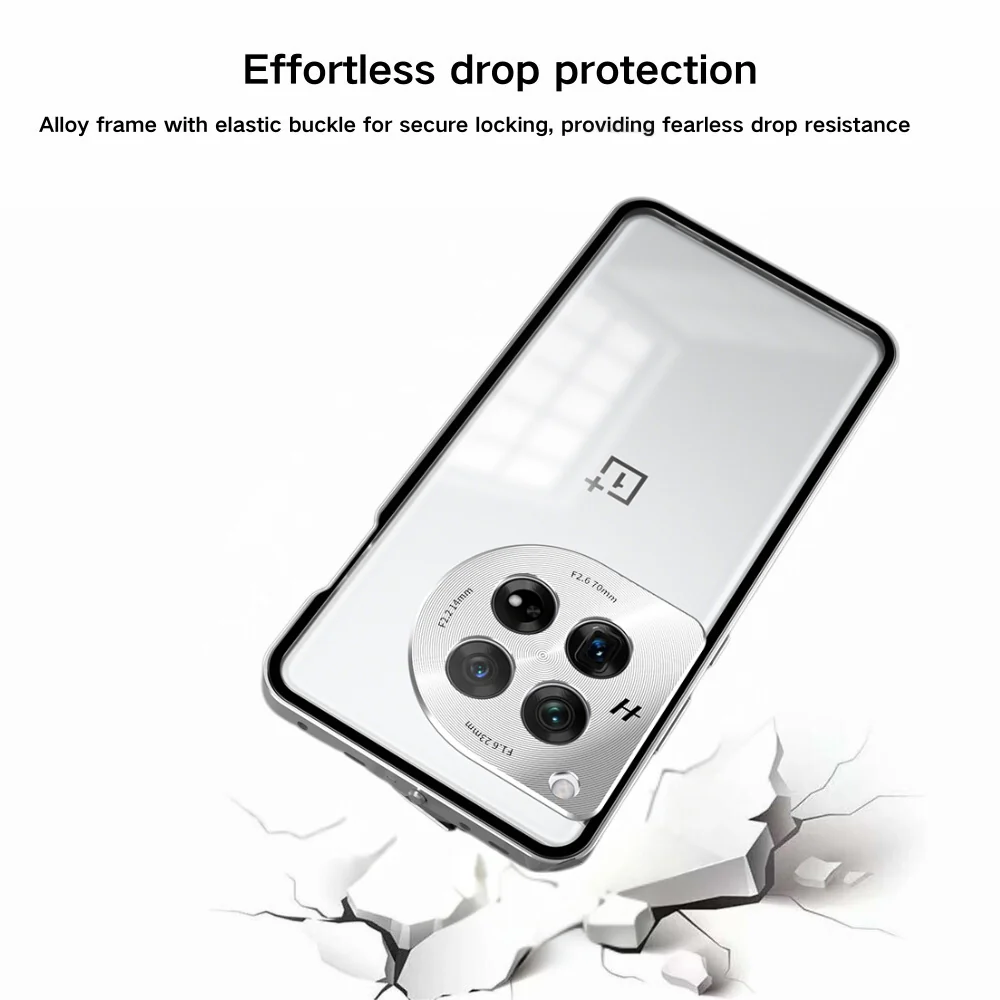 OnePlus 13 - Metal Frame Shockproof Frosted Phone Case - Image 10