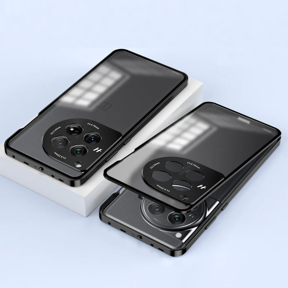 OnePlus 13 - Metal Frame Shockproof Frosted Phone Case - Image 2