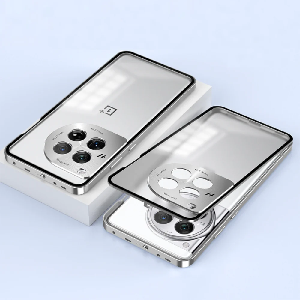 OnePlus 13 - Metal Frame Shockproof Frosted Phone Case - Image 3