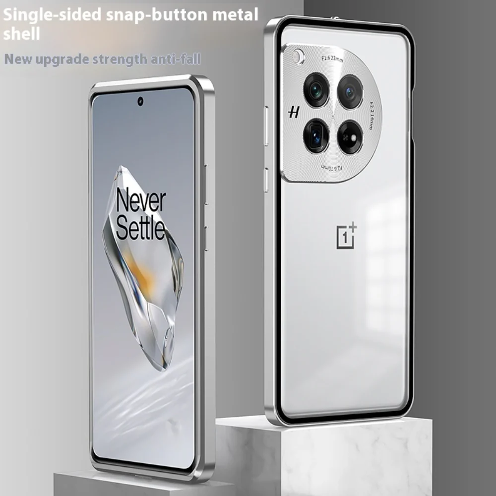 OnePlus 13 - Metal Frame Shockproof Frosted Phone Case - Image 6