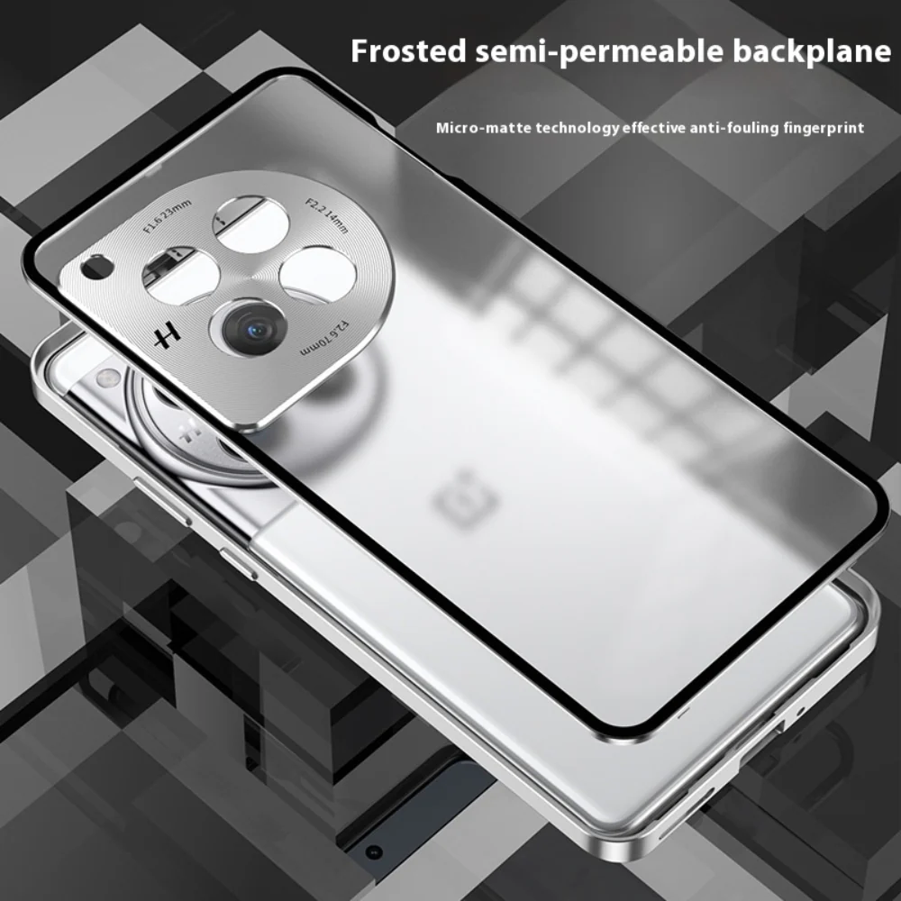OnePlus 13 - Metal Frame Shockproof Frosted Phone Case - Image 8