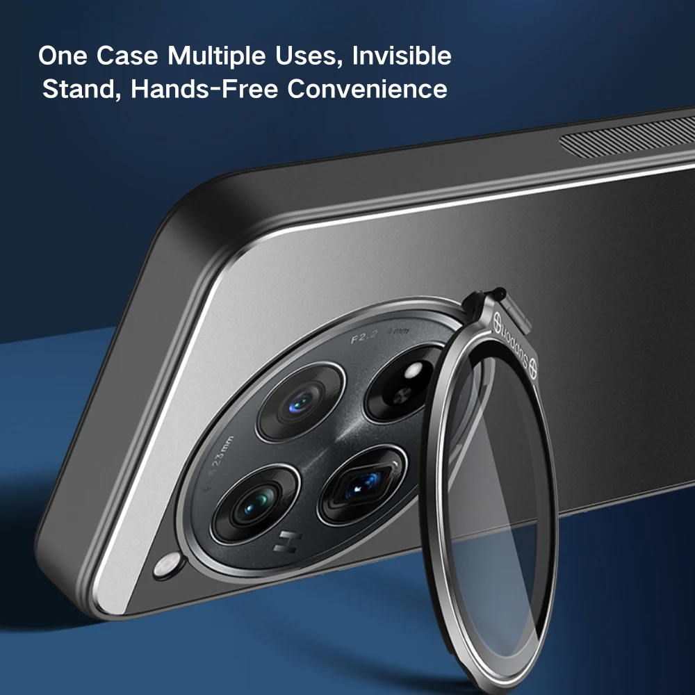 OnePlus 13R - Full Coverage Lens Stand Shockproof Protective Case - Image 6