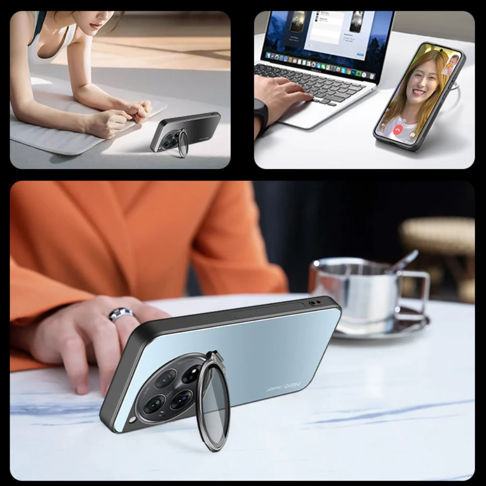 OnePlus 13R - Full Coverage Lens Stand Shockproof Protective Case - Image 7