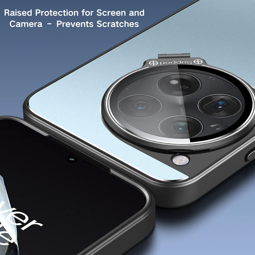 OnePlus 13R - Full Coverage Lens Stand Shockproof Protective Case - Image 8