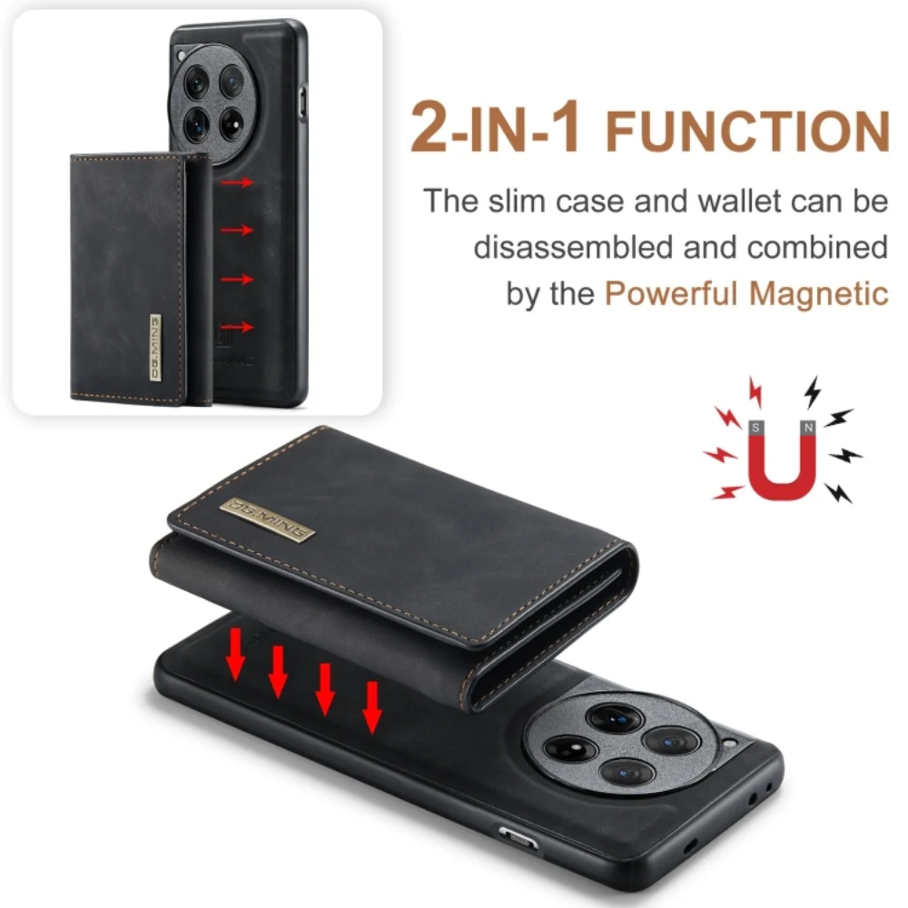 OnePlus Nord N20 5G (GN2200, CPH2459) - Magnetic Detachable Multifunctional Wallet Case - Image 9