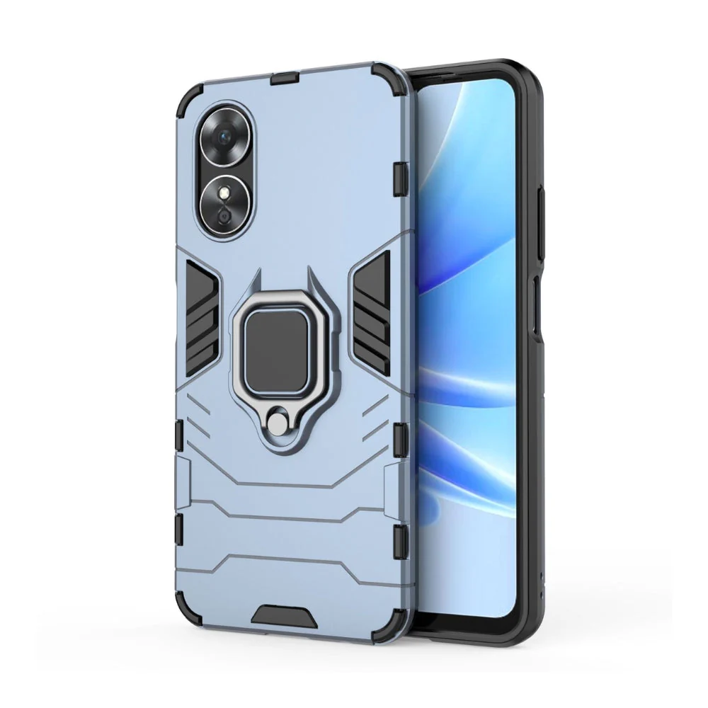 OPPO A18 / A38 4G - Heavy Duty Armor Case With Ring Holder Stand - Image 4