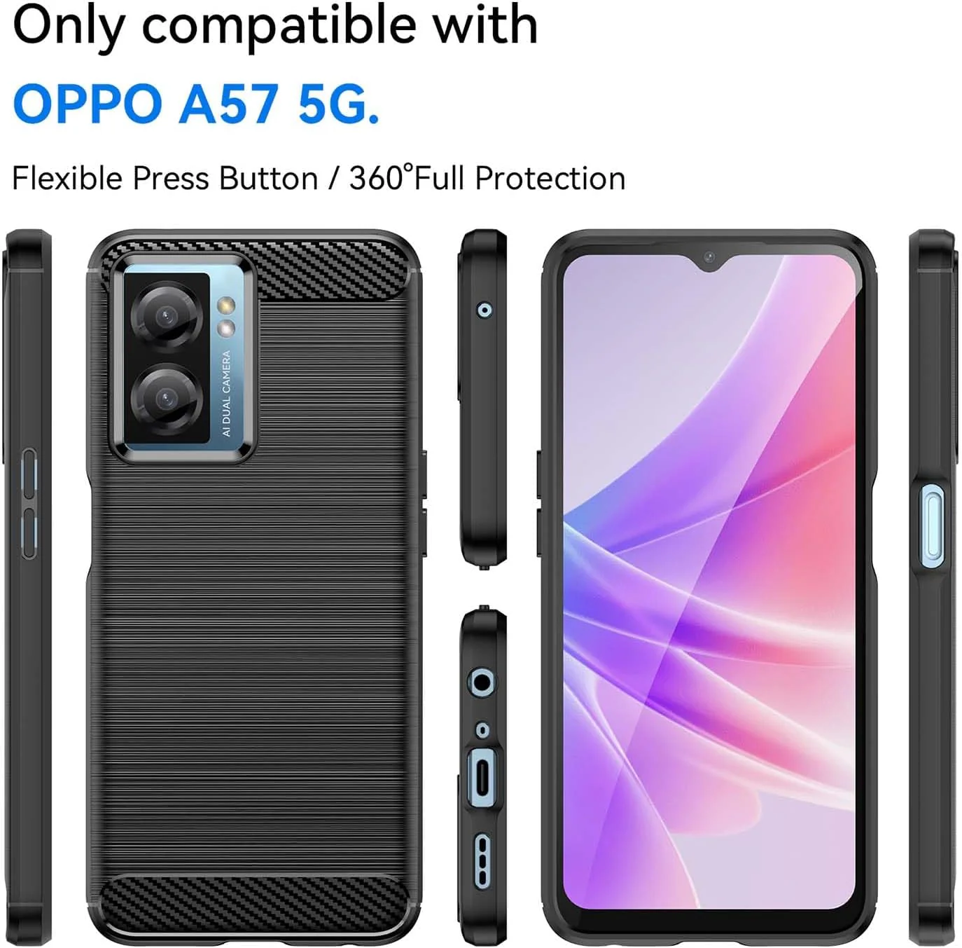 Oppo A77 5G/A77s - Shield Shockproof Rugged Heavy Duty Case - Image 6
