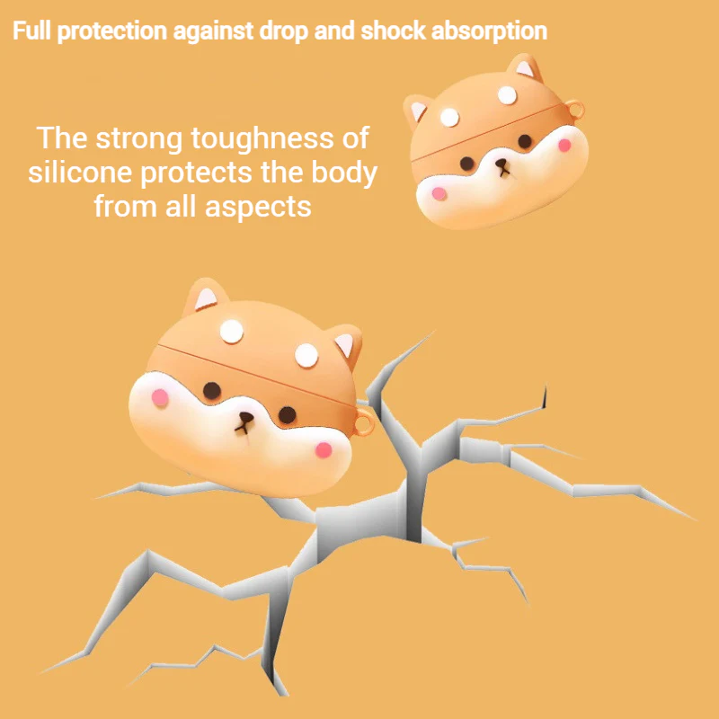 OPPO Enco Air2/Pro Cartoon Silicone Shockproof Protective Case - Image 5