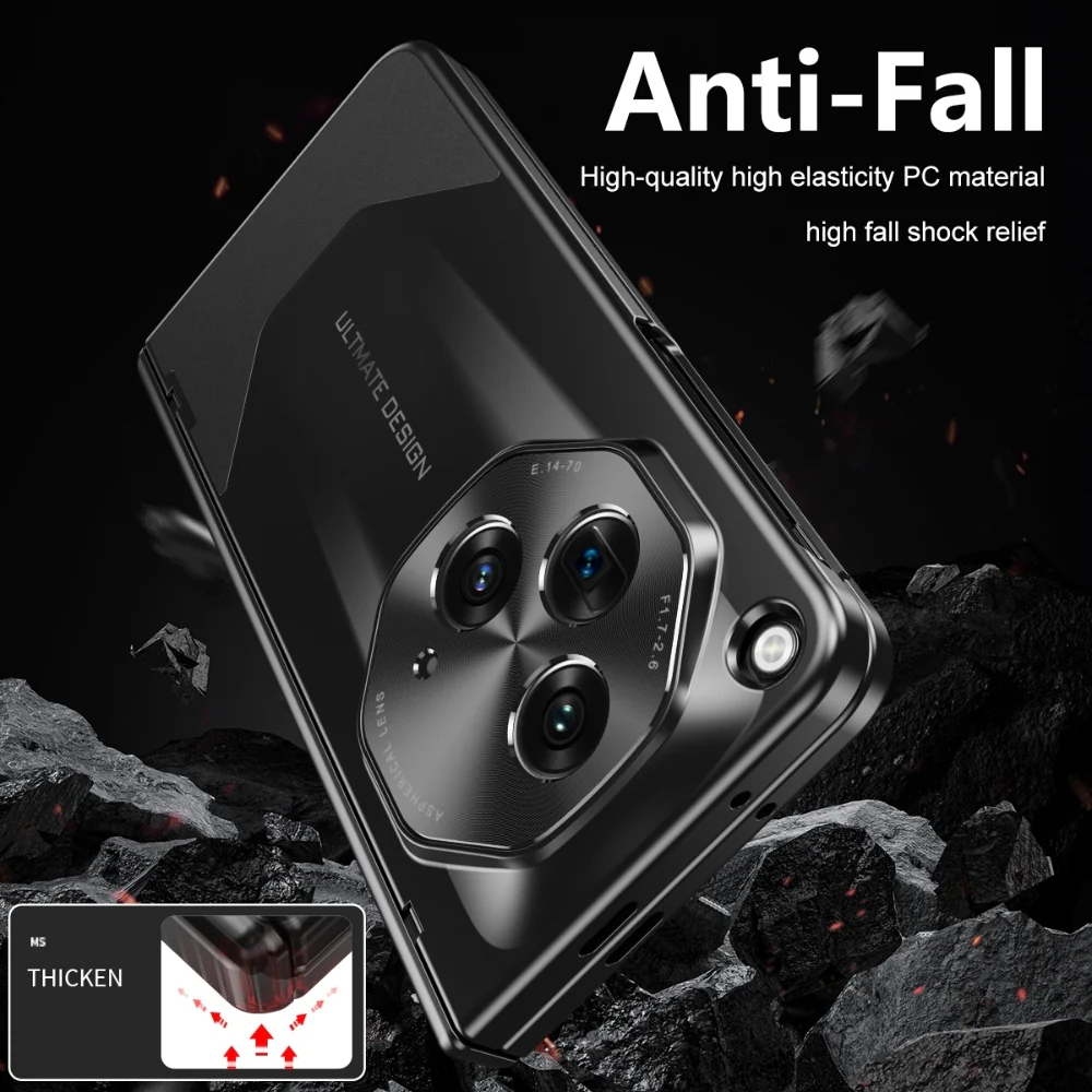 OPPO Find N3 / OnePlus Open - Integrated Frosted Electroplating Full Coverage Phone Case - Image 8