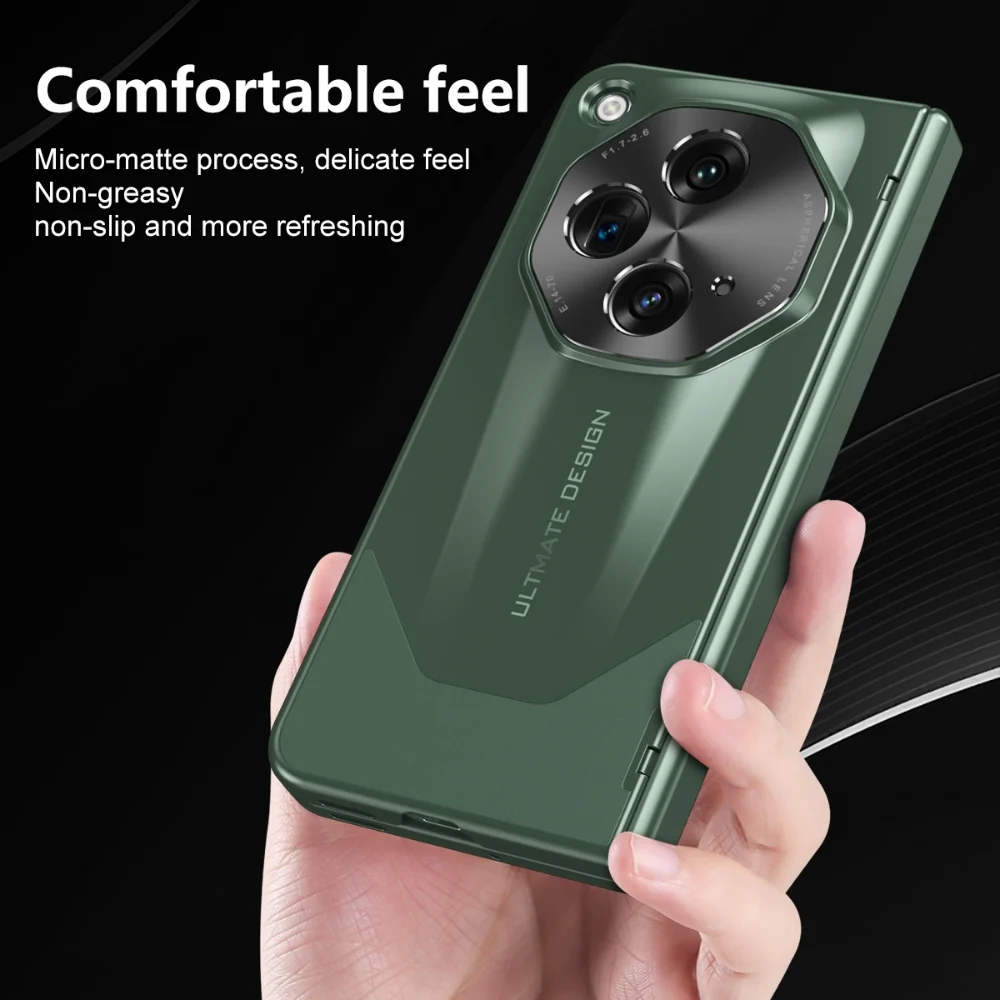 OPPO Find N3 / OnePlus Open - Integrated Frosted Electroplating Full Coverage Phone Case - Image 9